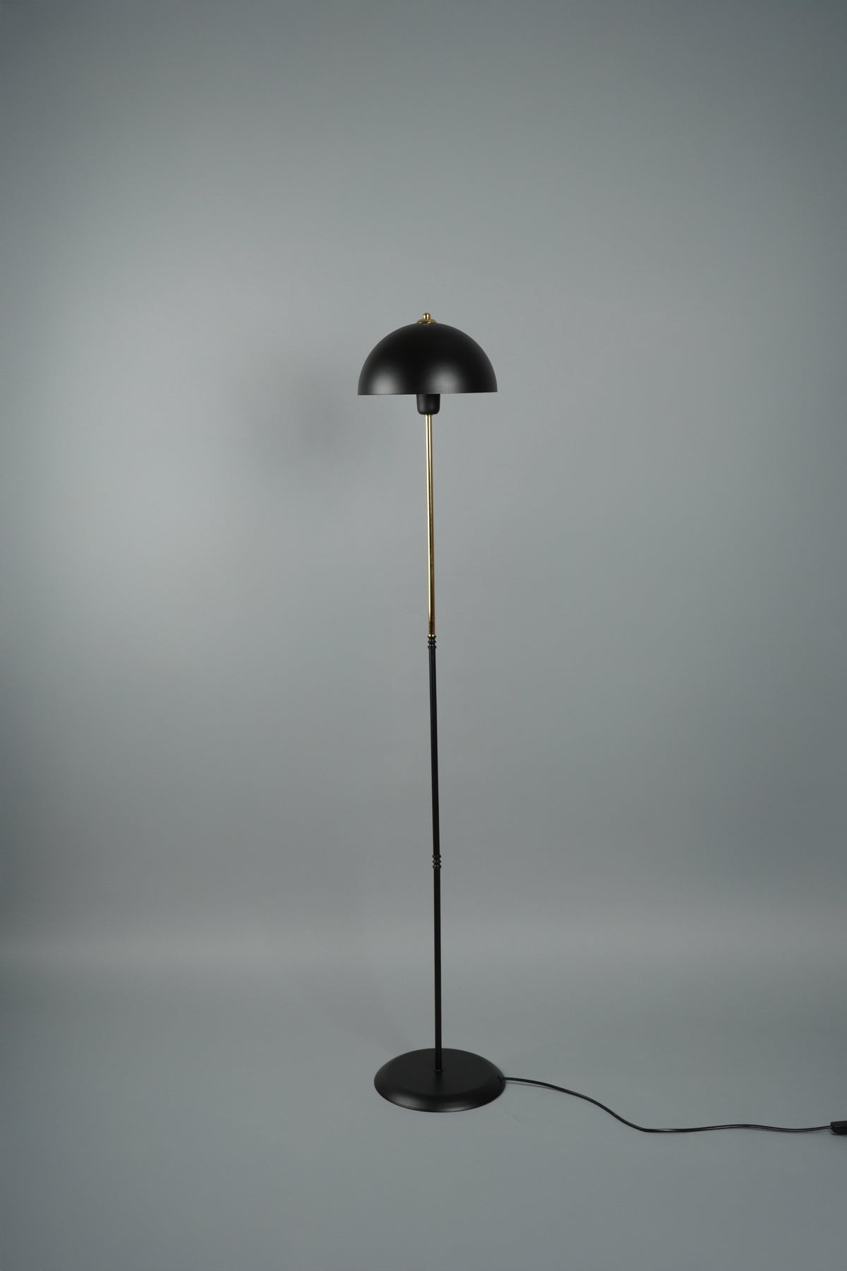 Swan Metal Lambader Siyah-Siyah (25x12x140 cm)