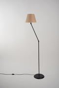 Cosby Metal Lambader Siyah-Pudra (25x25x145 cm)