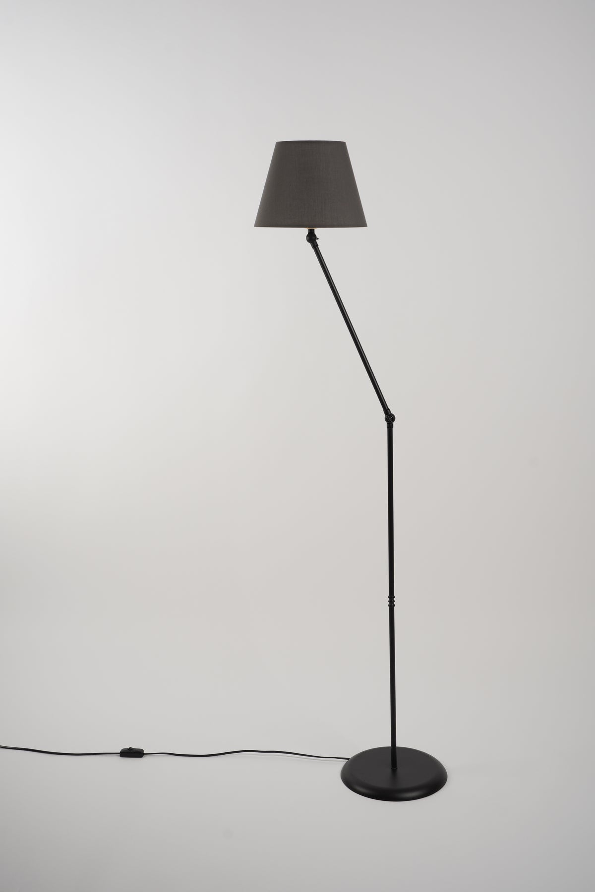 Cosby Metal Lambader Siyah-Antrasit (25x25x145 cm)
