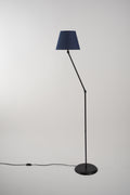 Cosby Metal Lambader Siyah-Lacivert (25x25x145 cm)