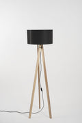 Pier Lambader Naturel-Siyah/Gold (38x38x140 cm)