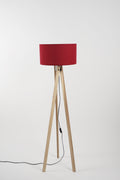 Pier Lambader Naturel-Bordo (38x38x140 cm)