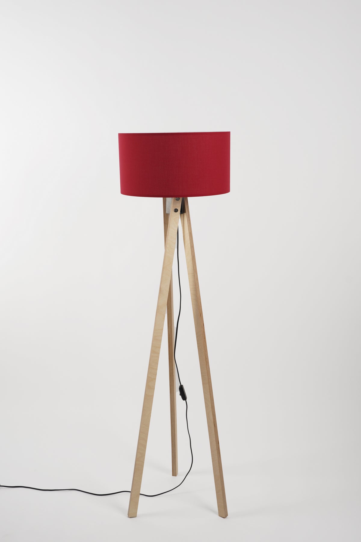 Pier Lambader Naturel-Bordo (38x38x140 cm)