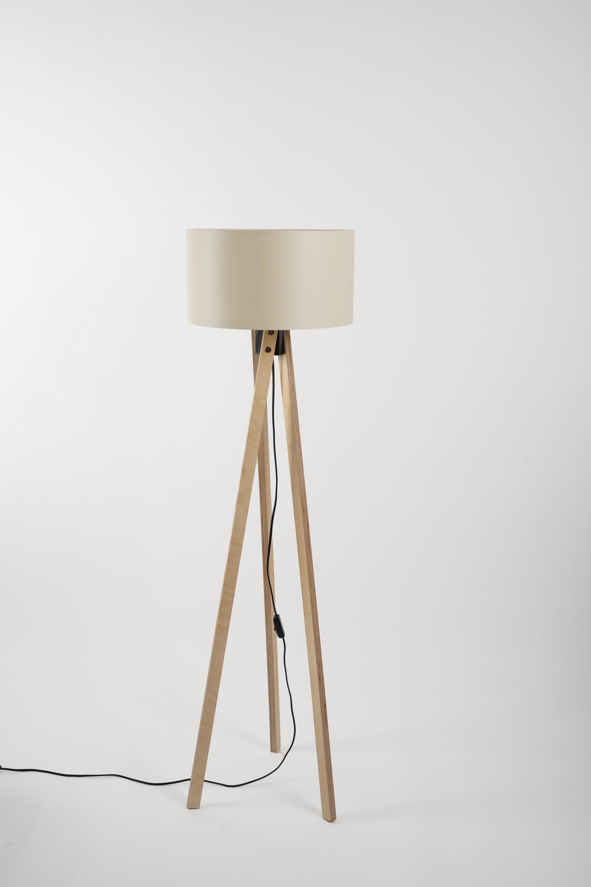 Pier Lambader Naturel-Finlin Krem (38x38x140 cm)