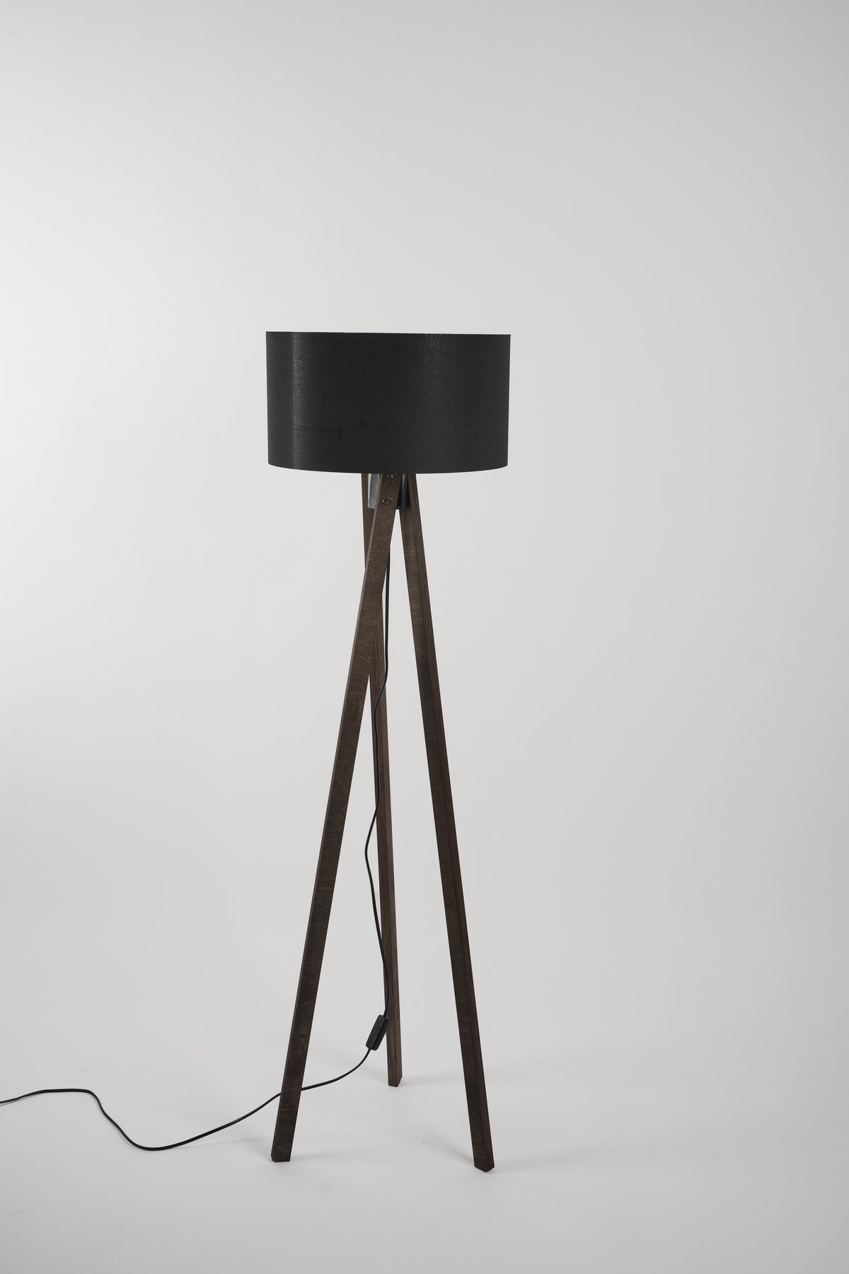 Pier Lambader Kahverengi-Siyah/Gold (38x38x140 cm)